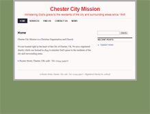 Tablet Screenshot of chestercitymission.org.uk